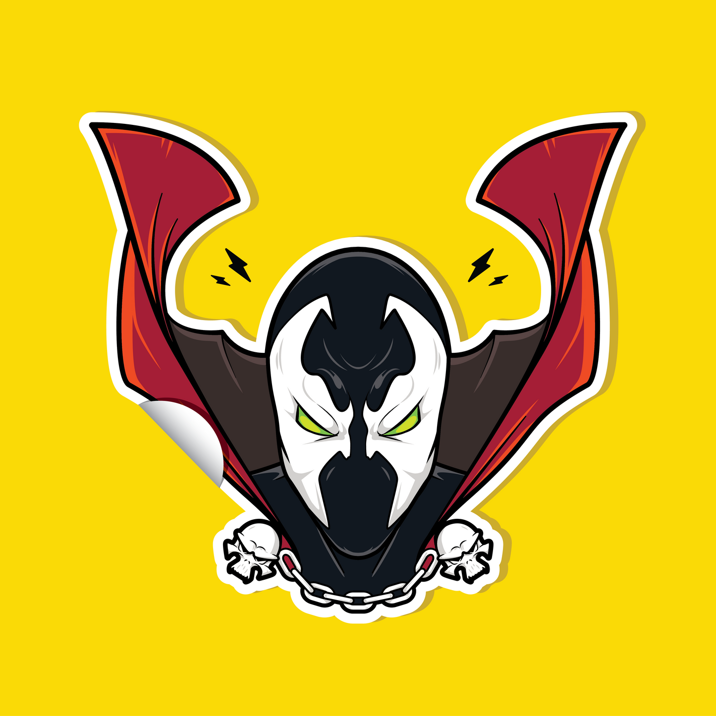 Spawn 4 inch sticker