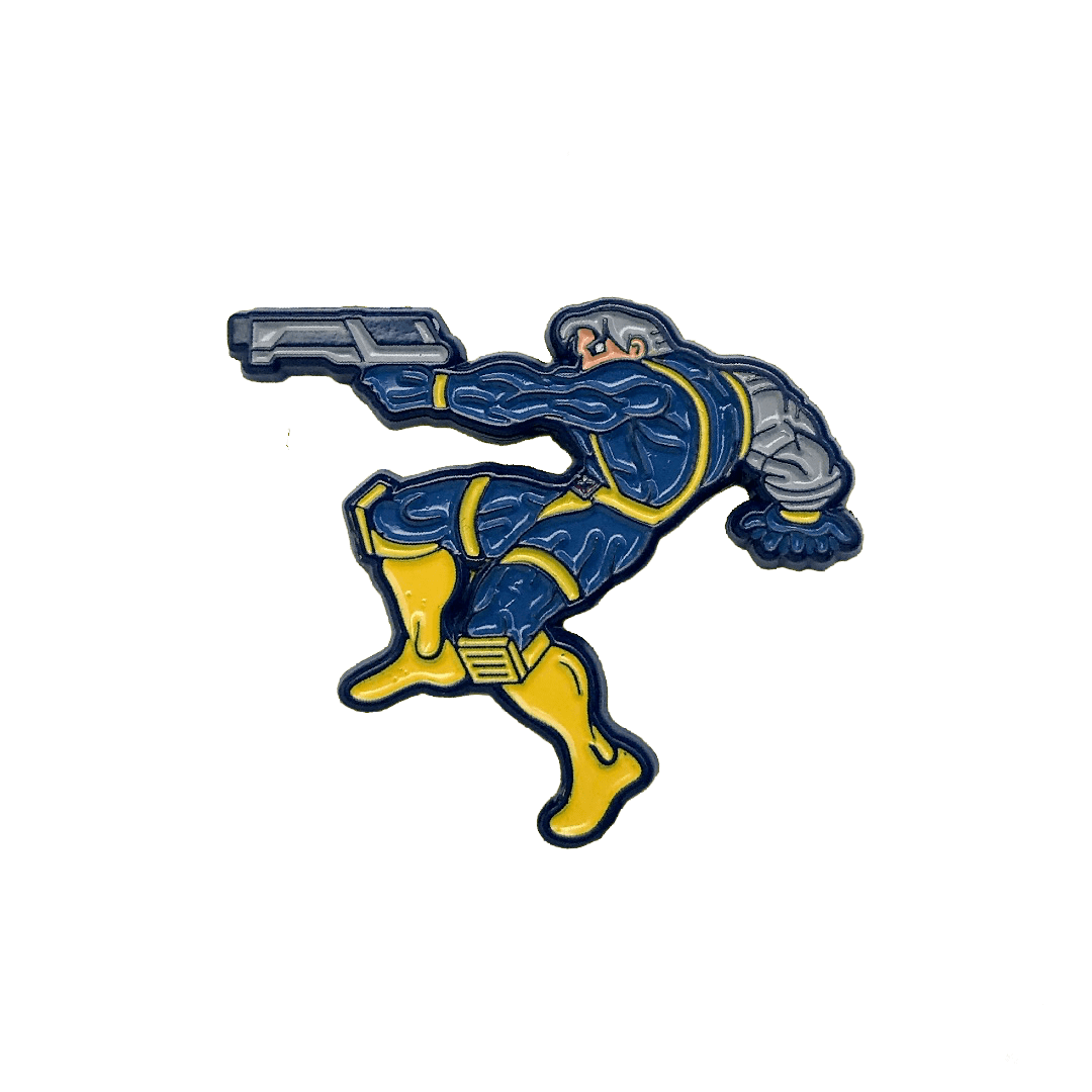 Cable (Earth-616) Enamel Pin - Pin Plugged